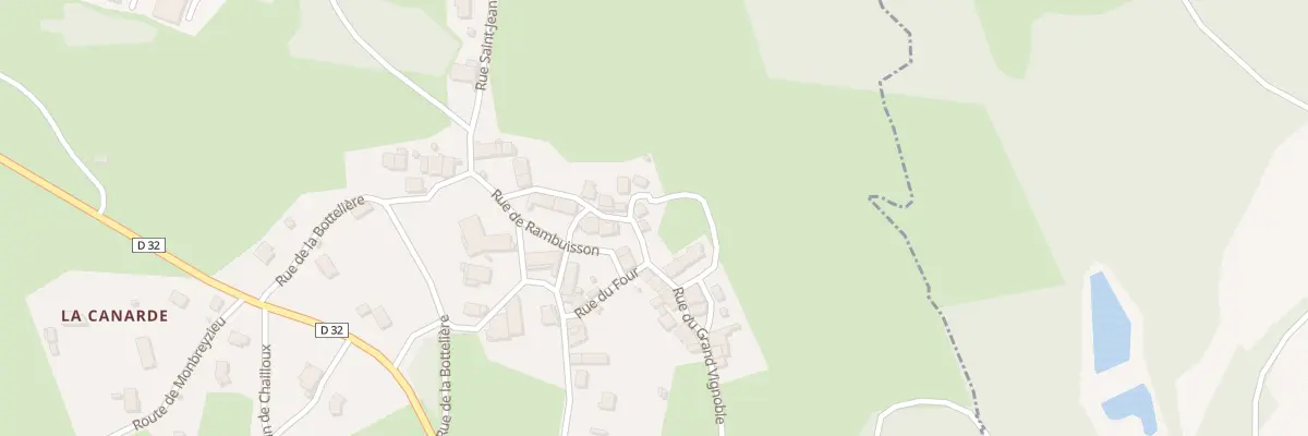 Plan du 5136 Rue de sous Boissieu à Contrevoz