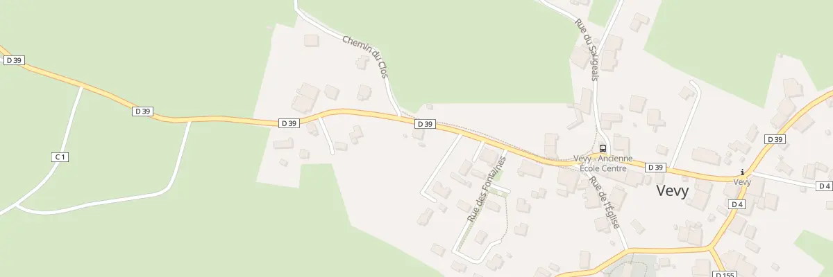Plan du 173 Rte de Lons à Vevy