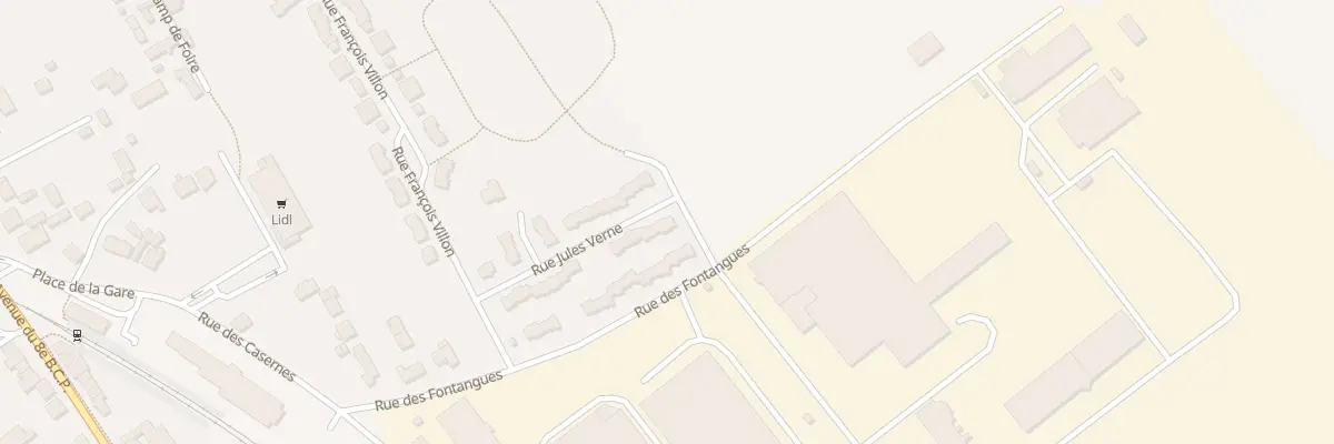 Plan du 34 Rue Jules Verne à Étain
