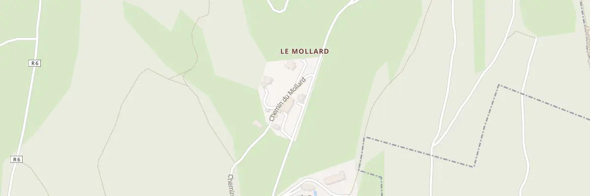 Plan du 1489 Rte de Charvet à Saint-Nizier-du-Moucherotte