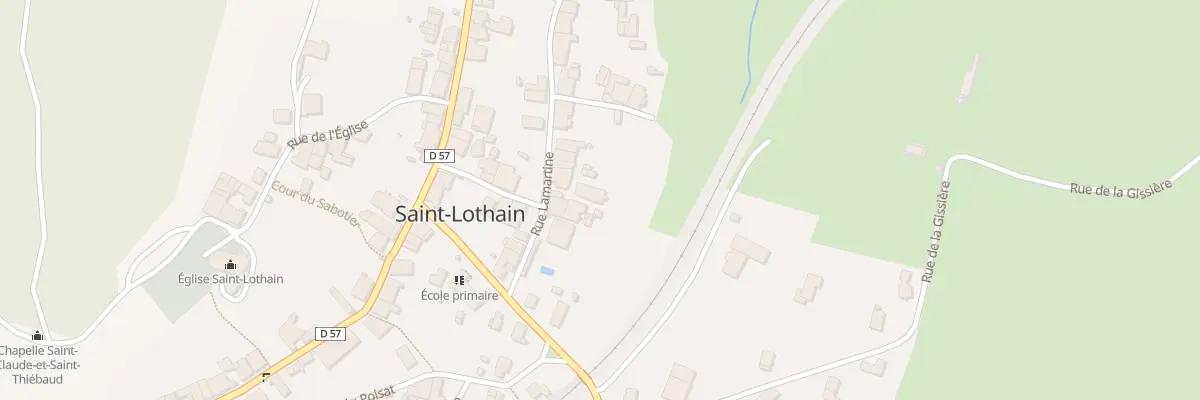 Plan du 6 Rue Lamartine à Saint-Lothain