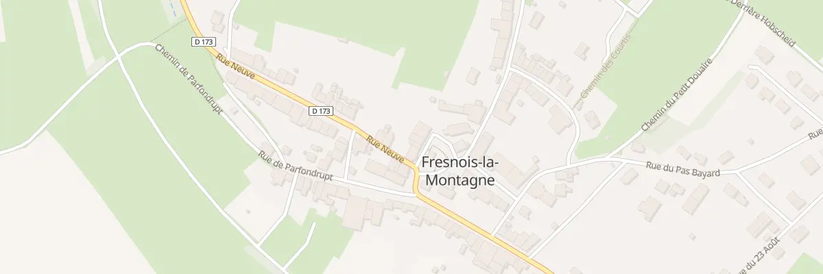 Plan du 3 Rue des Juifs à Fresnois-la-Montagne