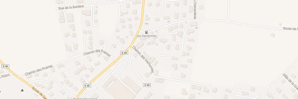Plan du 170 Che des Vachonnes à Saint-Étienne-de-Crossey