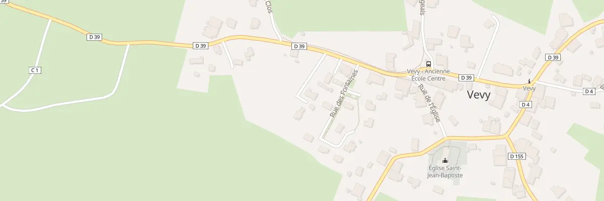 Plan du 159 Rte de Lons à Vevy