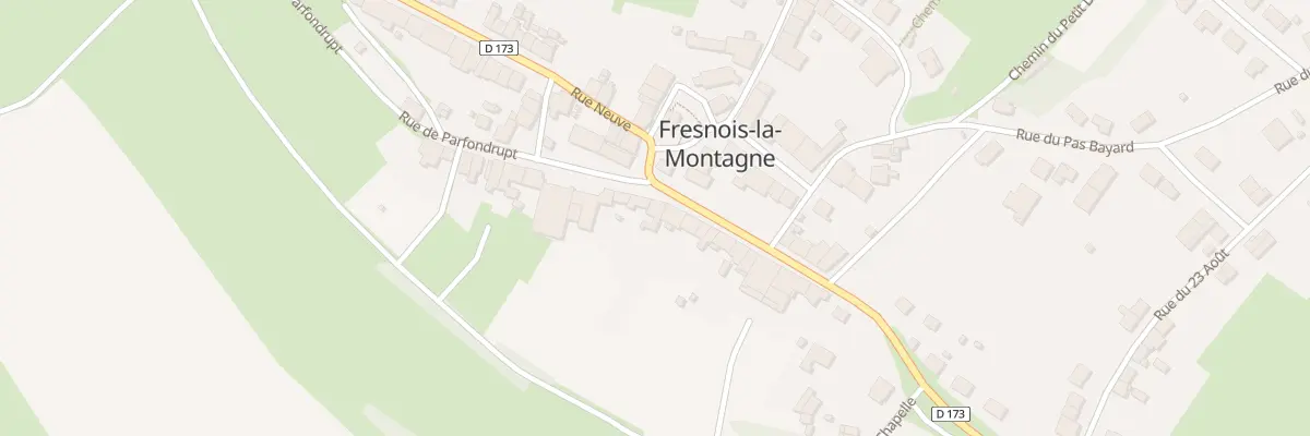 Plan du 4 Rue de la Huilière à Fresnois-la-Montagne