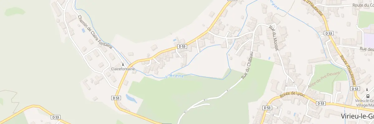 Plan du 5177 Le Village à Virieu-le-Grand