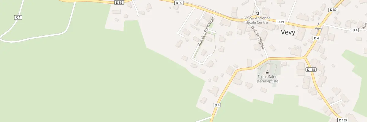 Plan du 126 Rue des Fontaines à Vevy