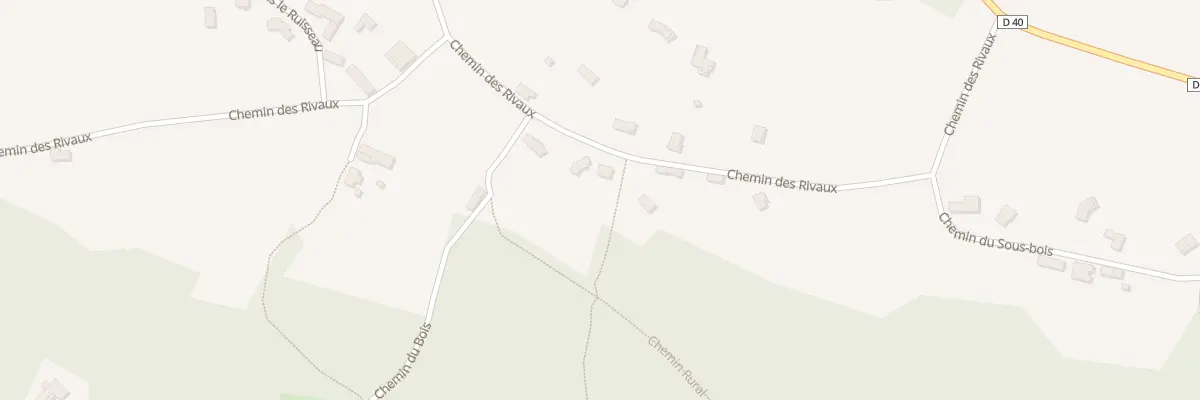 Plan du 409 Che des Rivaux à Romagnieu