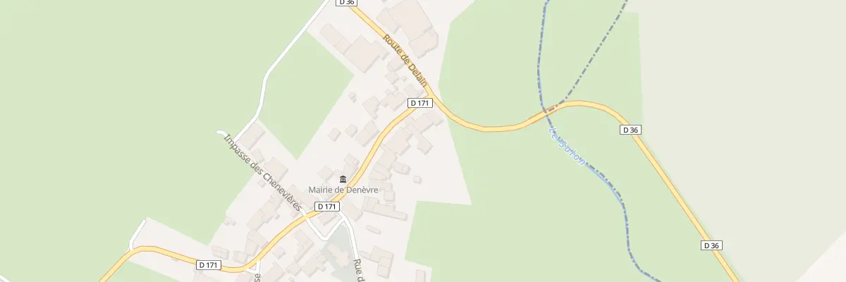 Plan du 3 Rue de la Mairie à Denèvre