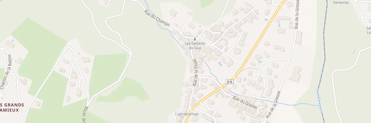 Plan du 5123 Rue de la Poste au Gua