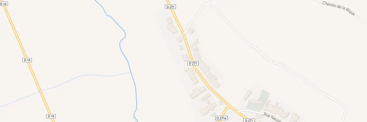 Plan du 19 Rue du Chateau à Chézeaux