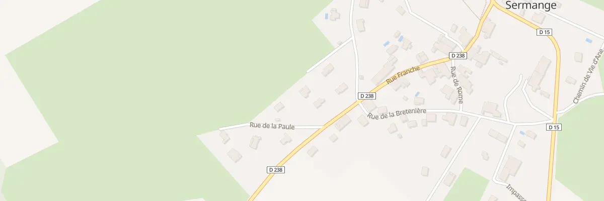 Plan du 4 Rue de la Paule à Sermange