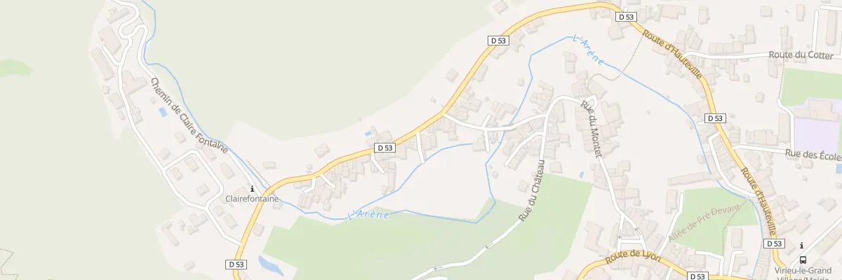 Plan du 5162 Le Village à Virieu-le-Grand