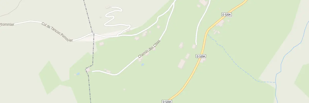 Plan du 151 Che des Côtes à La Sure en Chartreuse