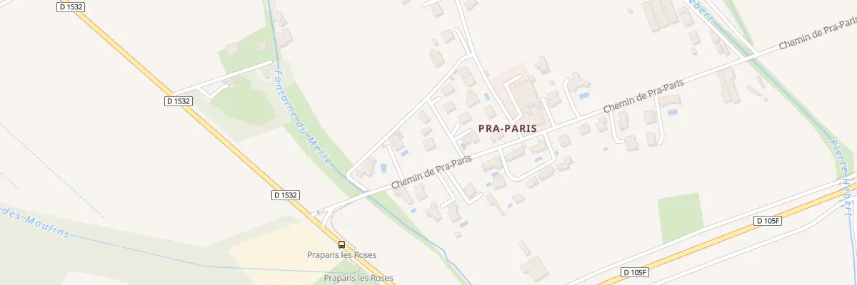 Plan du 147 Cc de Pra-Paris à Noyarey