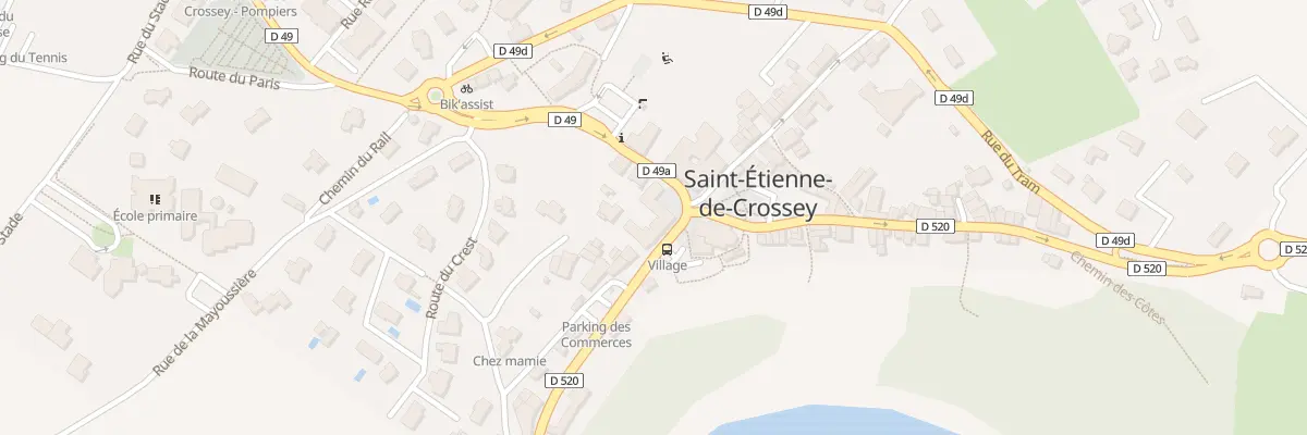 Plan du 35 Rue de la Mairie à Saint-Étienne-de-Crossey