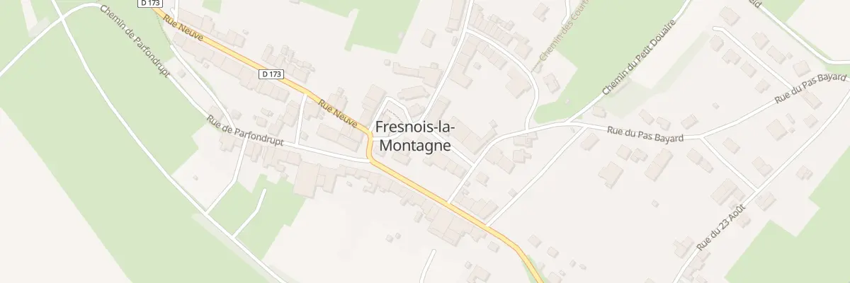 Plan du 2 Rue Rambeurt à Fresnois-la-Montagne