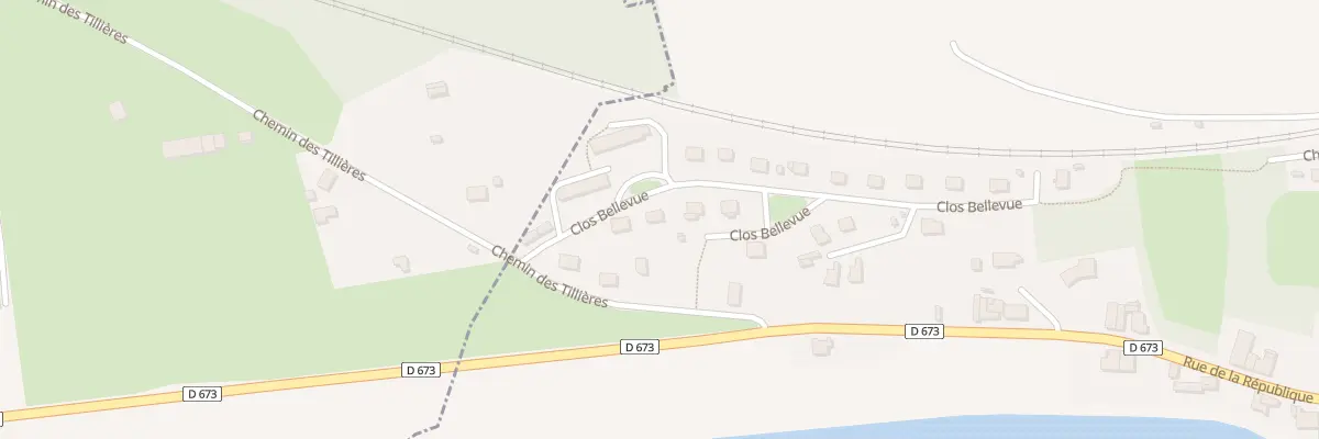 Plan du 6 Clos Bellevue à Orchamps