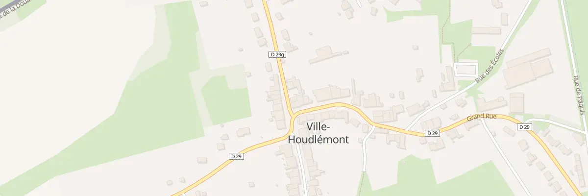 Plan du 2 Rue de la Douane à Ville-Houdlémont