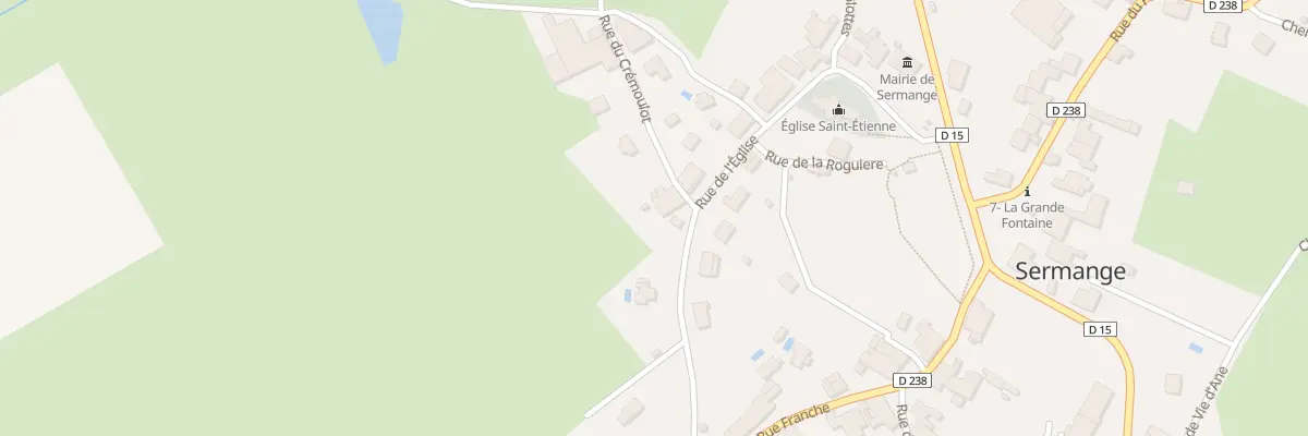 Plan du 2 Rue du Choulot à Sermange