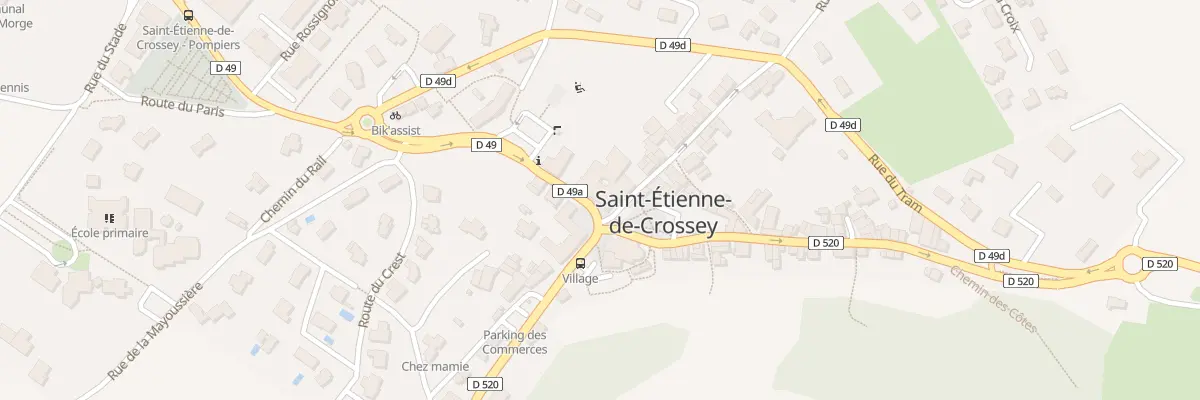 Plan du 23 Rue du Charrat à Saint-Étienne-de-Crossey