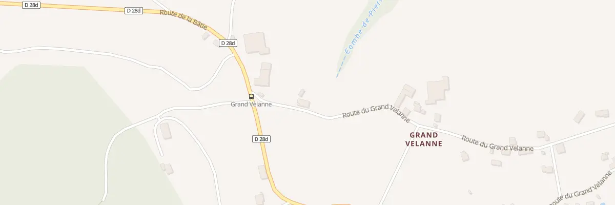Plan du 1084 Rte du Grand Velanne à Velanne