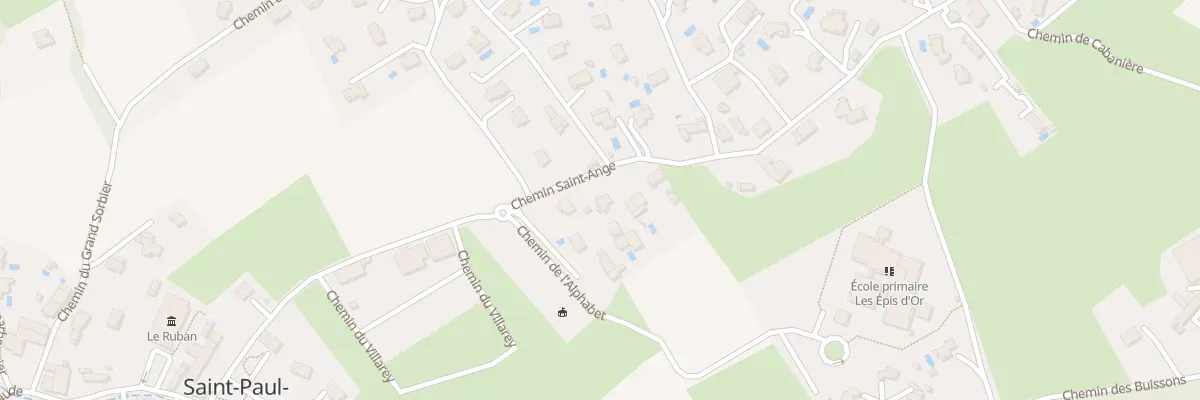 Plan du 354 Che Saint Ange à Saint-Paul-de-Varces
