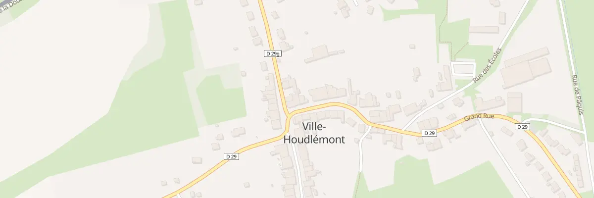 Plan du 1 Gr Grand Rue à Ville-Houdlémont
