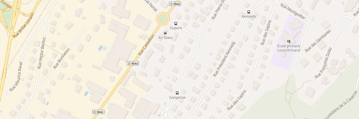 Plan du 6 Rue Gagarine à Oyonnax
