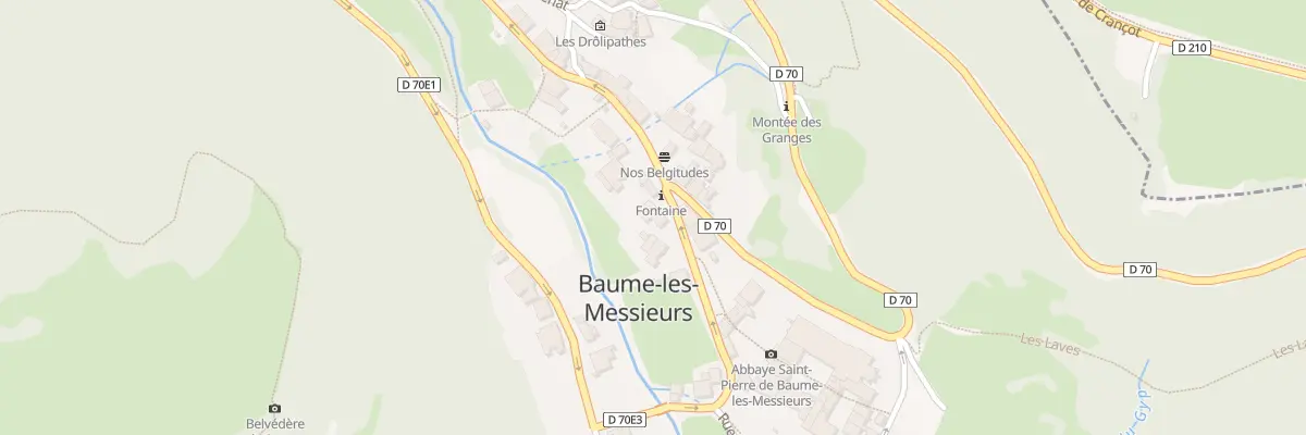 Plan du 5081 Rue des Grands Jardins à Baume-les-Messieurs