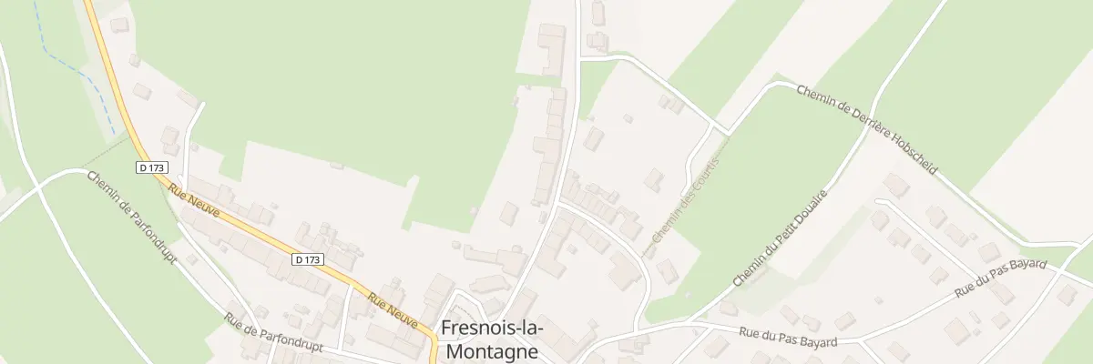 Plan du 7 Rue d’Hobscheid à Fresnois-la-Montagne