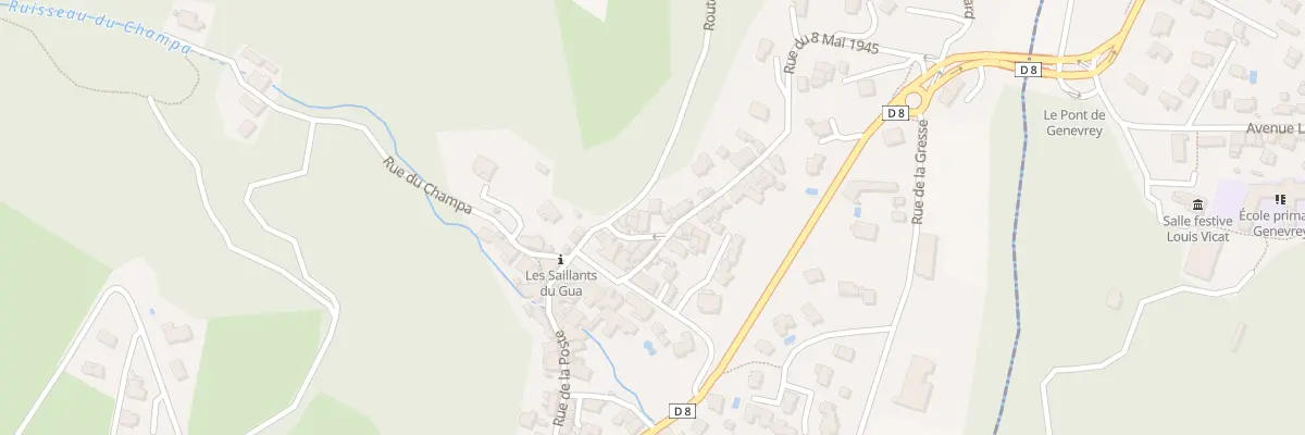 Plan du 2 Rue des Moulins au Gua
