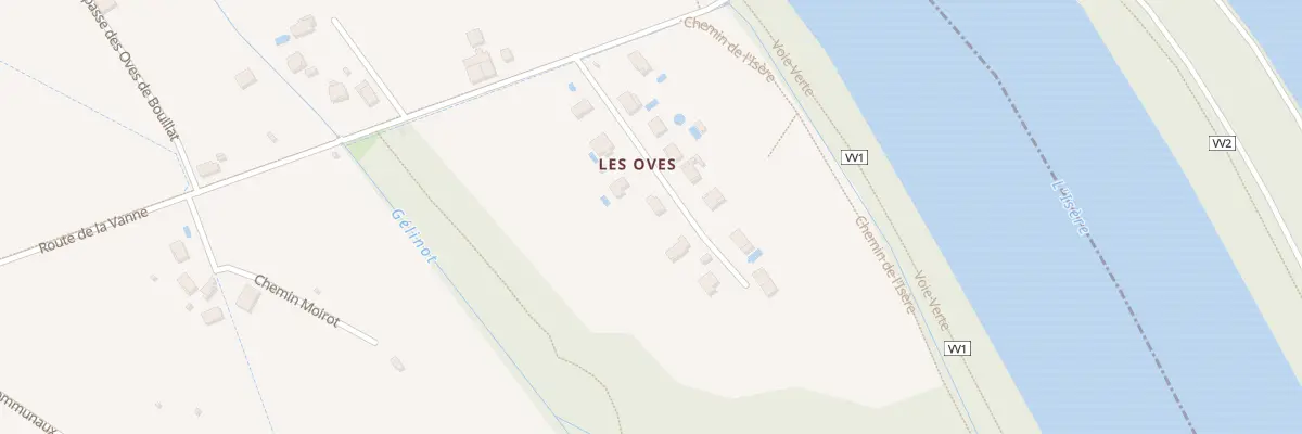 Plan du 1162 Rte de la Vanne à Noyarey