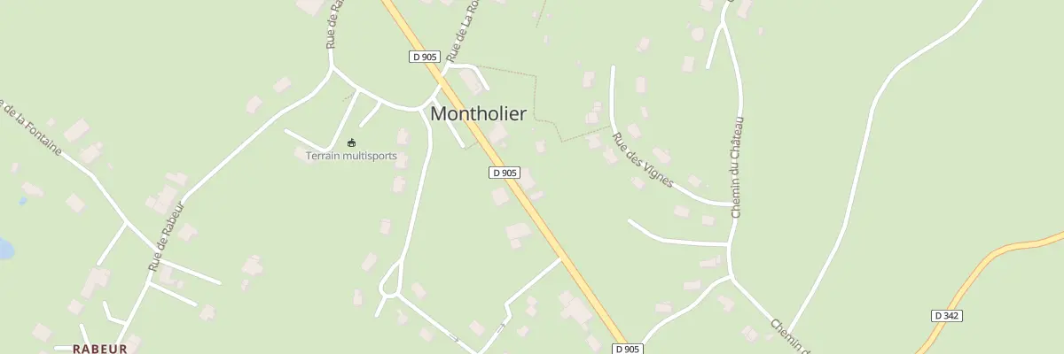 Plan du 100 Rte de Genève à Montholier