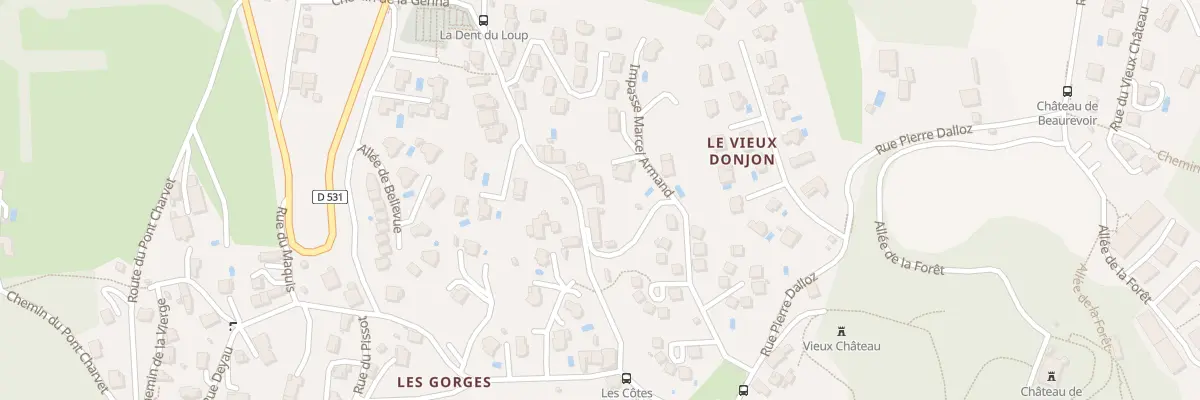 Plan du 16 Rue de l’Eglise N D des Vignes à Sassenage