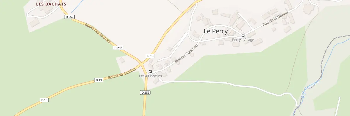Plan du 1 Rue du Couchou au Percy