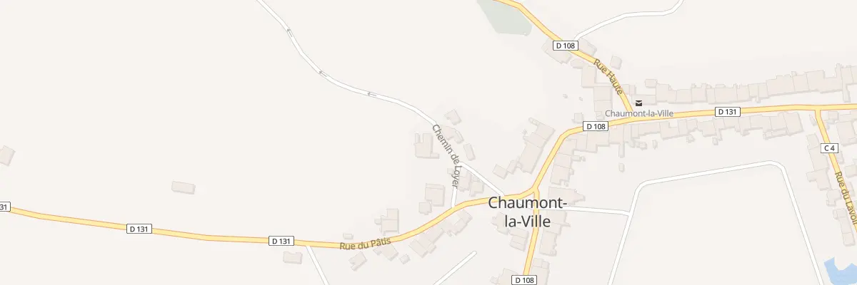 Plan du 7 Che de Loyer à Chaumont-la-Ville