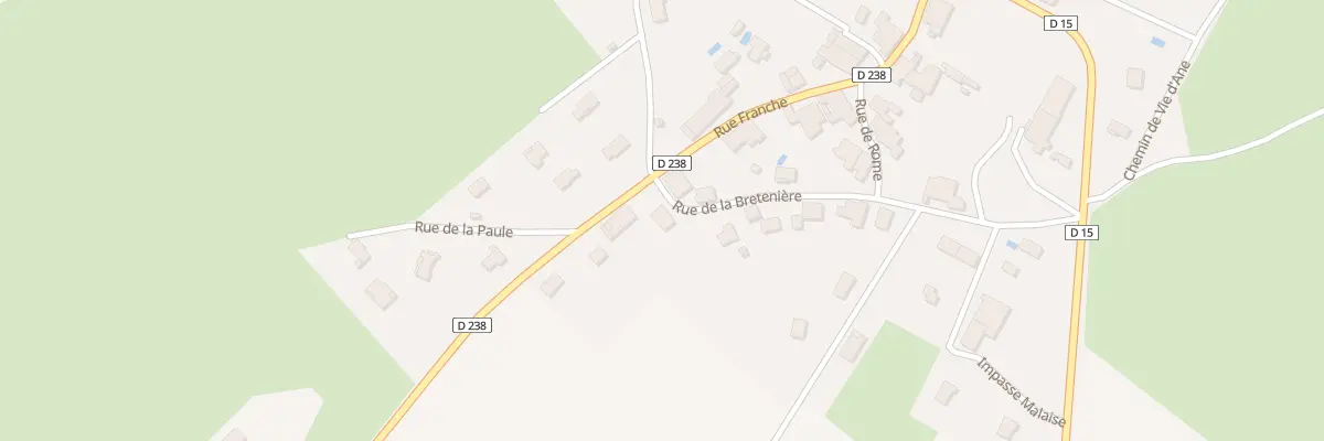 Plan du 2 Rue de la Bretenière à Sermange