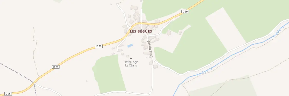 Plan du 5069 Les Begues à Sainte-Colombe