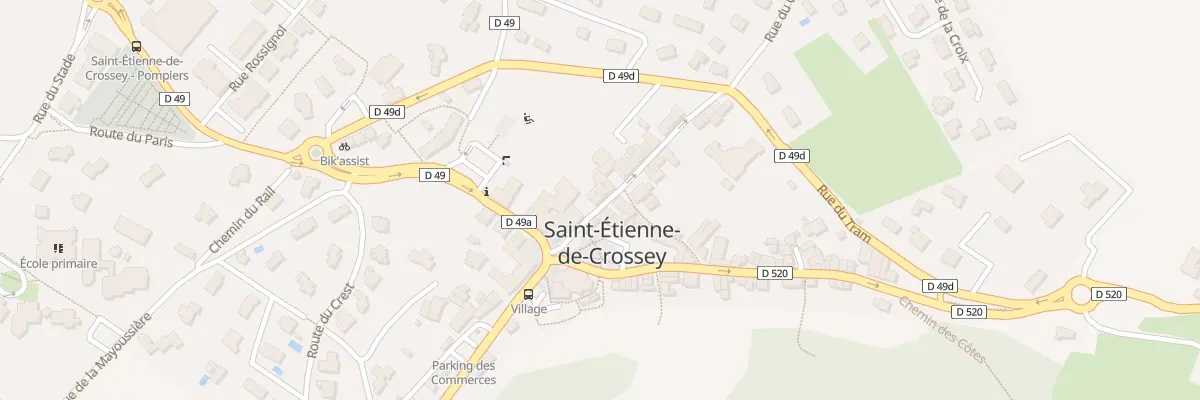 Plan du 53 Rue du Charrat à Saint-Étienne-de-Crossey
