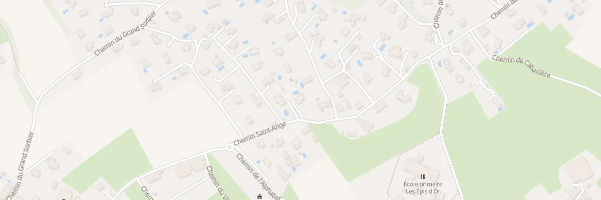 Plan du 407 Che Saint Ange à Saint-Paul-de-Varces
