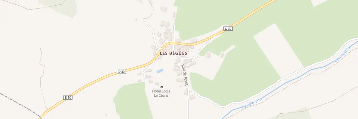 Plan du 5016 Les Begues à Sainte-Colombe