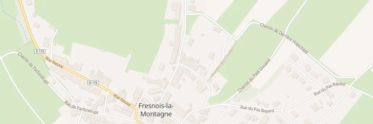 Plan du 3 Rue de l’Ancien Château à Fresnois-la-Montagne