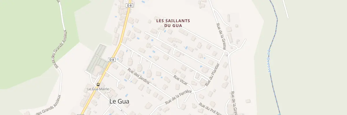 Plan du 24 Rue de la Ferrière au Gua