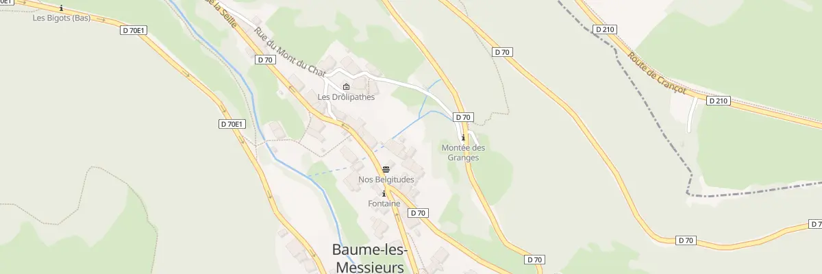 Plan du 7 Pl de la Mairie à Baume-les-Messieurs