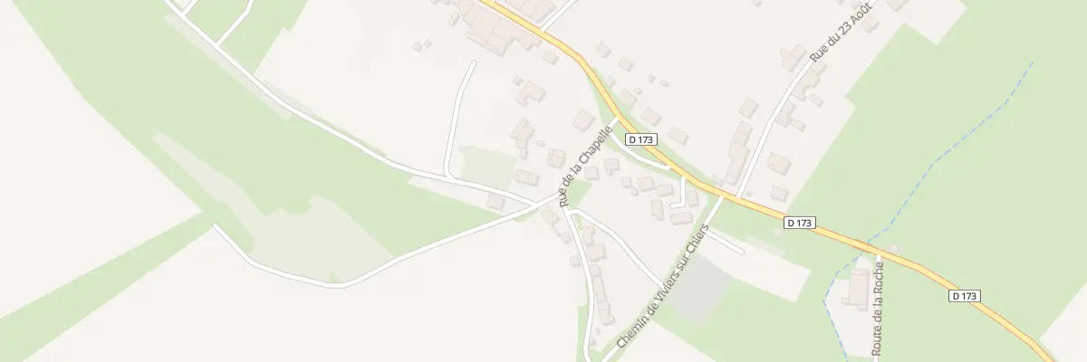 Plan du 6 Rue de la Chapelle à Fresnois-la-Montagne