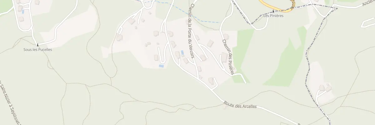 Plan du 35 Che de la Porte du Vercors à Saint-Nizier-du-Moucherotte