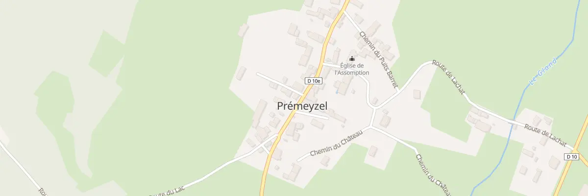 Plan du 2 Rue du Marechal Ferrant à Prémeyzel