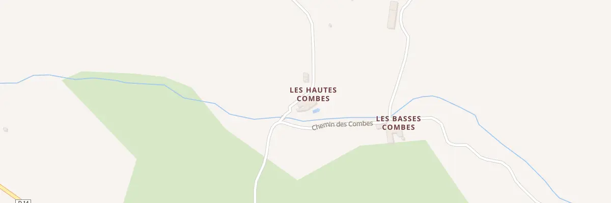 Plan du 5025 Les Gorgettes et Guinaud à Vachères