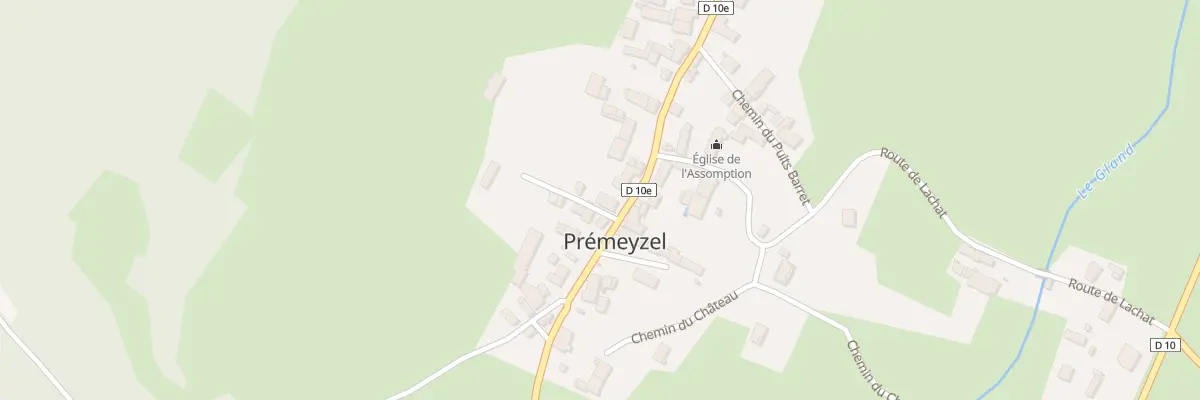 Plan du 1 Rue du Marechal Ferrant à Prémeyzel
